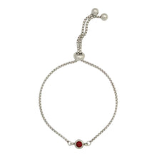 Birthstone Slider Bracelet