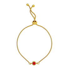 Birthstone Slider Bracelet