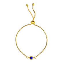 Birthstone Slider Bracelet