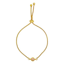 Birthstone Slider Bracelet