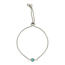 Birthstone Slider Bracelet