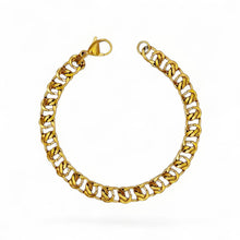Double Curb Chain Bracelet