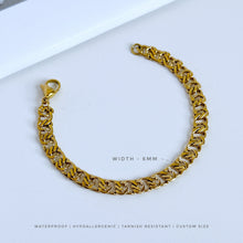 Double Curb Chain Bracelet