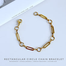 Rectangular Link Chain Bracelet