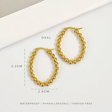 Beaded Hoop Earring
