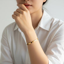 Bee Hive Hinged Bangle Bracelet