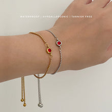 Birthstone Slider Bracelet Bracelets