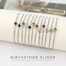 Birthstone Slider Bracelet Bracelets