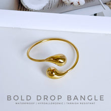 Bold Drop Bangle Bracelet