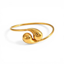 Bold Drop Bangle Bracelet