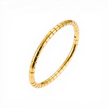 Brick Hinged Bangle Bracelet