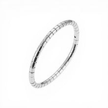 Brick Hinged Bangle Bracelet