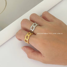 Chain Adjustable Ring Rings