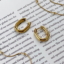 Chucky Oval Hoop Earring Earrings