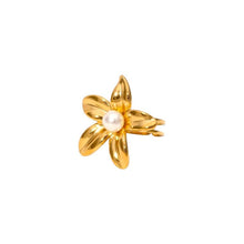 Chunky Adjustable Flower Ring