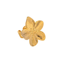 Chunky Adjustable Flower Ring