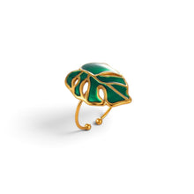 Coloured Flower Adjustable Ring Ring