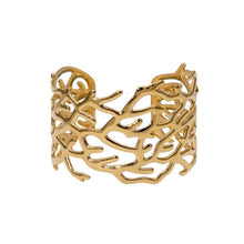 Coral Cuff Bangle Bracelets