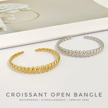 Croissant Open Bangle Bracelet