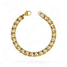 Double Curb Chain Bracelet Bracelet