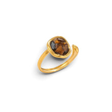 Earth Stone Adjustable Ring Ring