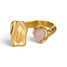 Earth Stone Adjustable Ring Ring