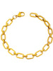 Flat Oval Chain Bracelet Bracelets