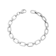 Flat Oval Chain Bracelet Bracelets