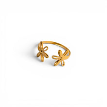 Flower Adjustable Ring Rings