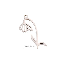 Flower Month Charm Charms & Pendants