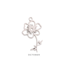 Flower Month Charm Charms & Pendants