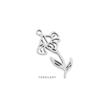 Flower Month Charm Charms & Pendants