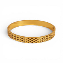 Geometry Hinged Bangle Bracelets