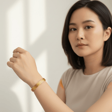 Geometry Hinged Bangle Bracelets