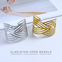 Gladiator Open Bangle Bracelet