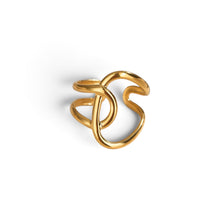 Gold Wrap Adjustable Ring Ring