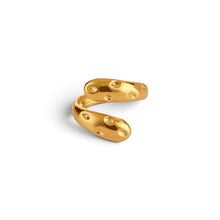 Gold Wrap Adjustable Ring Ring