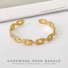Hardware Open Bangle Bracelet