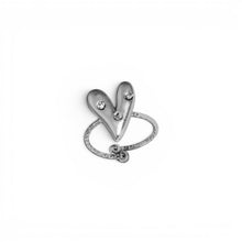 Heart Adjustable Ring Rings