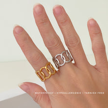 Hollow Adjustable Ring Rings