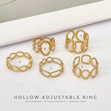 Hollow Adjustable Ring Rings