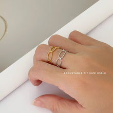 Hollow Adjustable Ring Rings