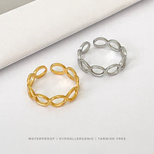 Hollow Adjustable Ring Rings