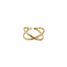 Hollow Line Adjustable Ring Rings