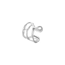 Hollow Line Adjustable Ring Rings