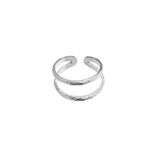 Hollow Line Adjustable Ring Rings