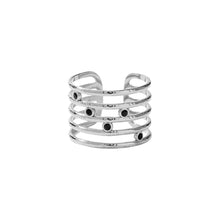 Hollow Line Adjustable Ring Rings