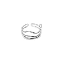 Hollow Line Adjustable Ring Rings
