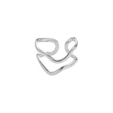 Hollow Line Adjustable Ring Rings