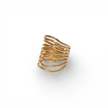 Hollow Line Adjustable Ring Rings